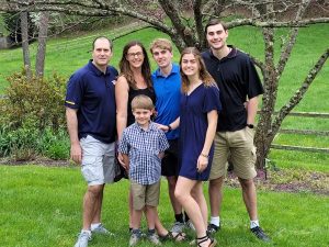 Dan Saylor and his family
